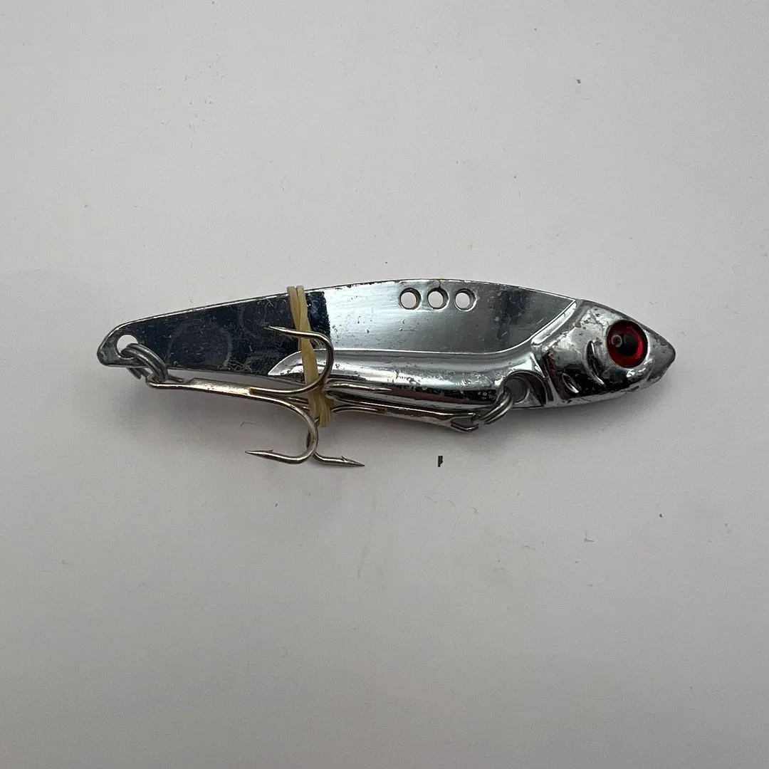 Przynęta blade srebrna z czerwonym okiem, 26g — zdjęcie 2