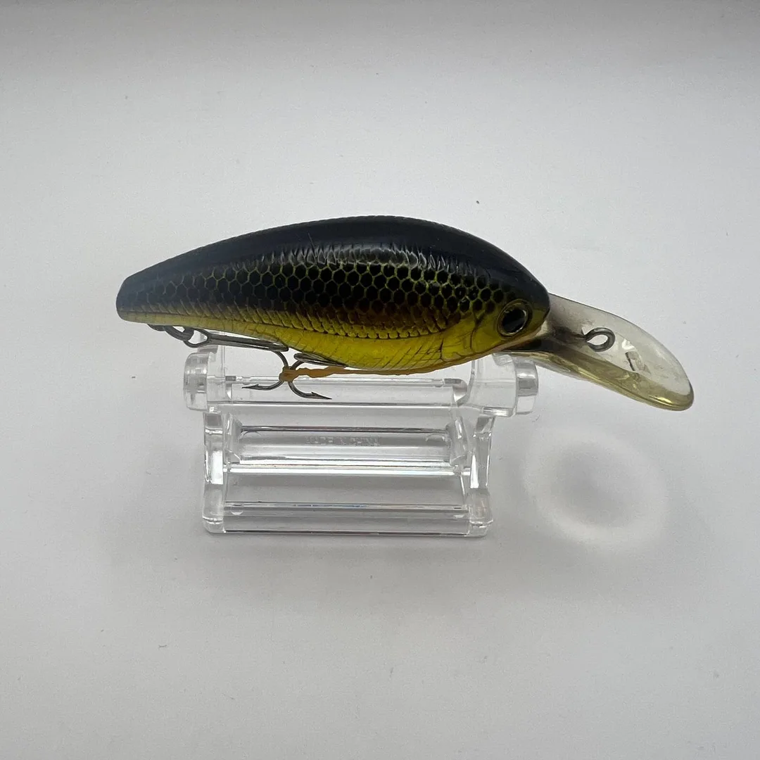 Wobler Lucky Craft CB-200, żółto-czarny crankbait — zdjęcie 2