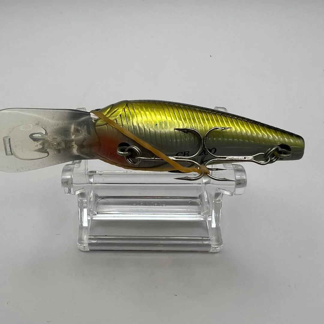 Wobler Lucky Craft CB-200, żółto-czarny crankbait — zdjęcie 3