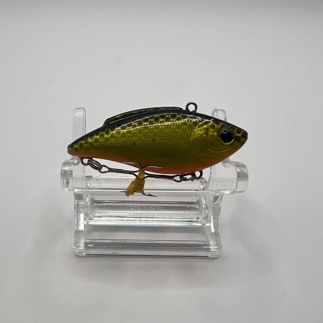 Wobler Brabass, zielony grzbiet, złote boki, pomarańczowy brzuch — zdjęcie 2