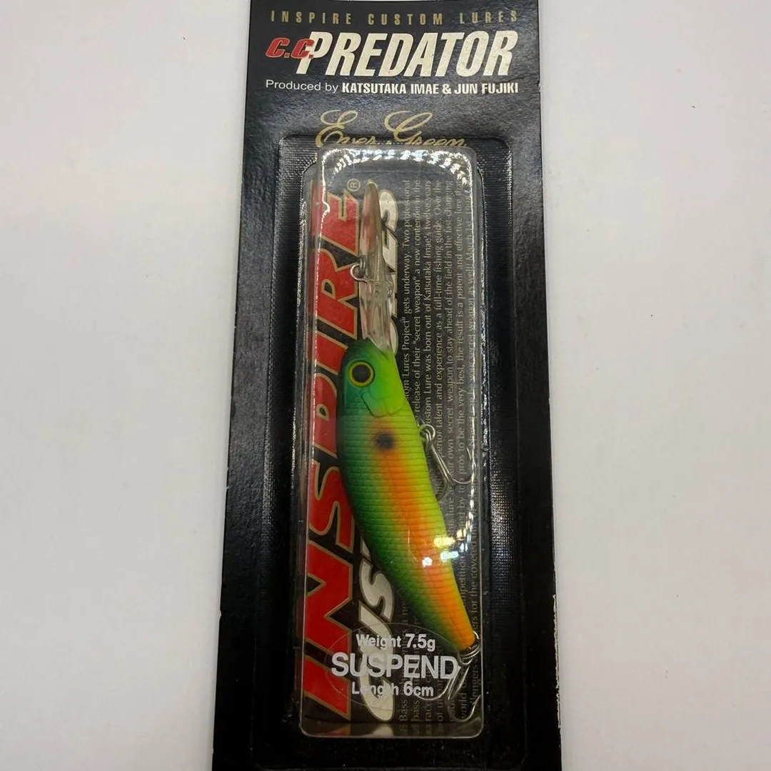 Evergreen C.C. Predator wobler, kolor zielono-żółty — zdjęcie 2