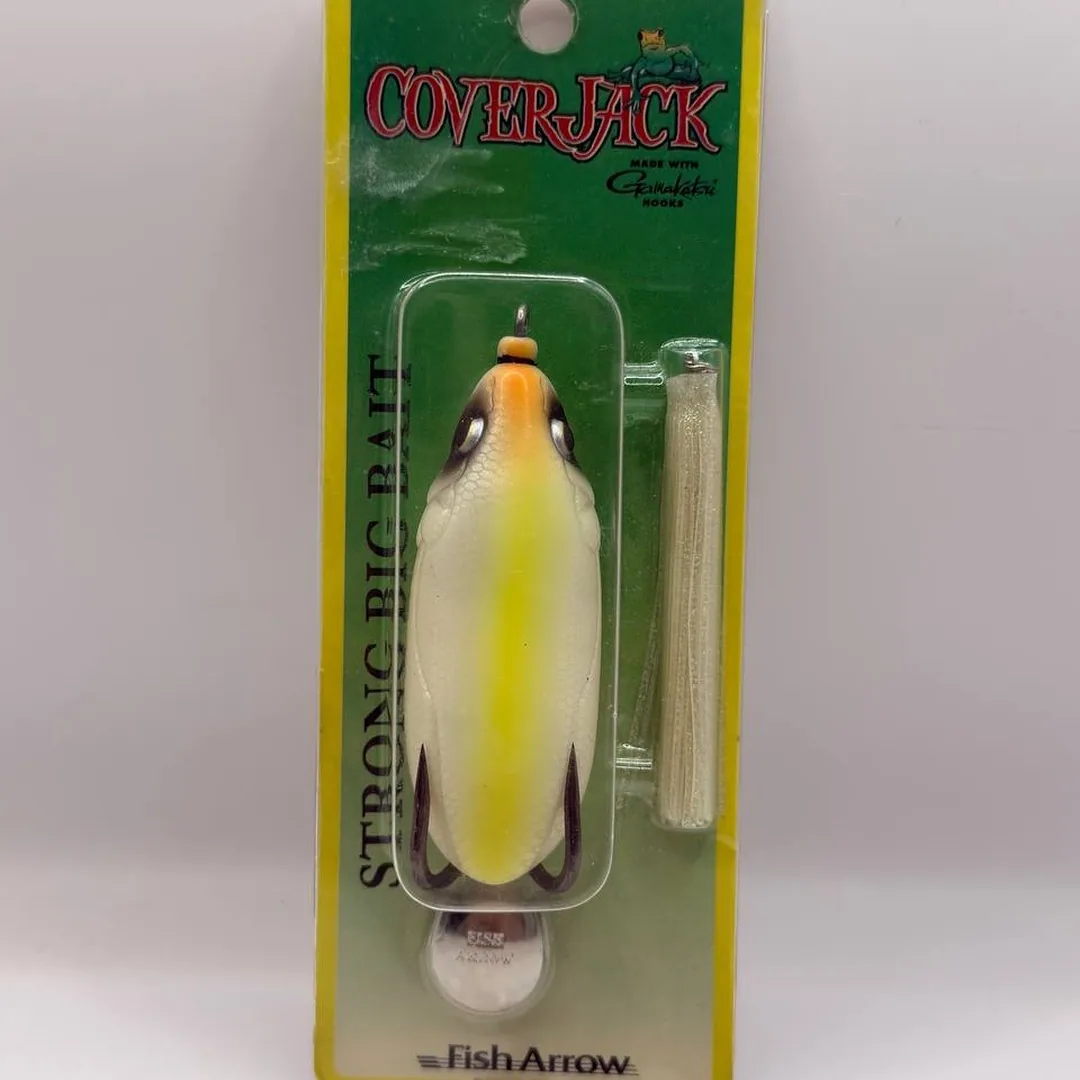 Wobler Fish Arrow Cover Jack, biało-żółty — zdjęcie 1