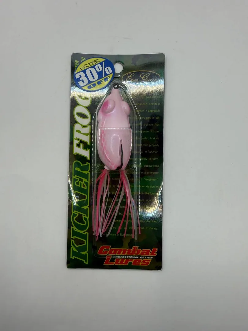Żaba wędkarska Evergreen Kicker Frog, różowa — zdjęcie 1