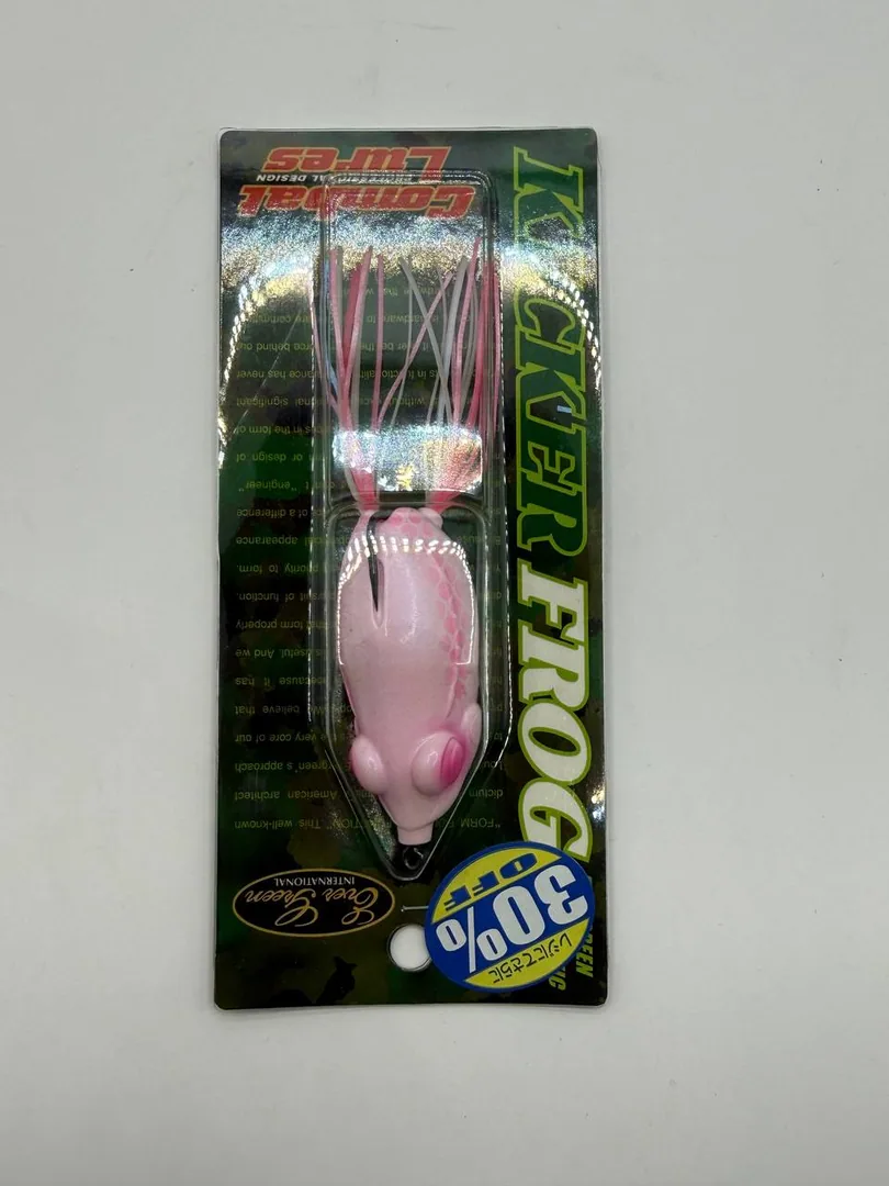 Żaba wędkarska Evergreen Kicker Frog, różowa — zdjęcie 4