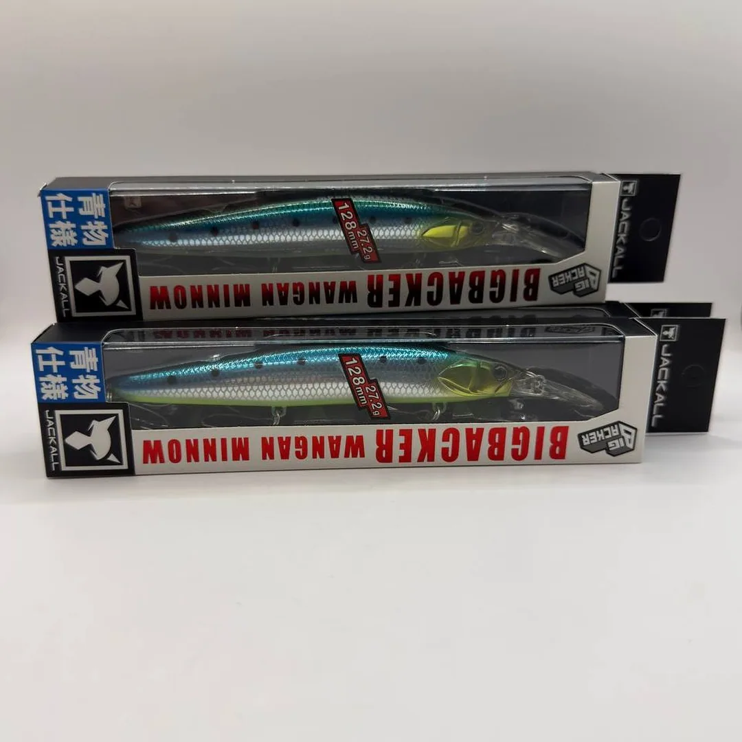 Wobler Jackall Big Backer Wangan Minnow, niebieski — zdjęcie 1