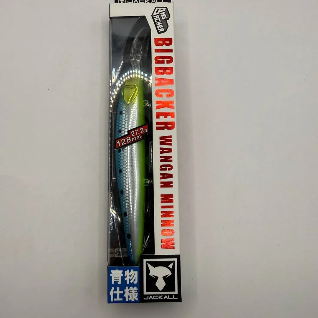 Wobler Jackall Big Backer Wangan Minnow, niebieski — zdjęcie 2