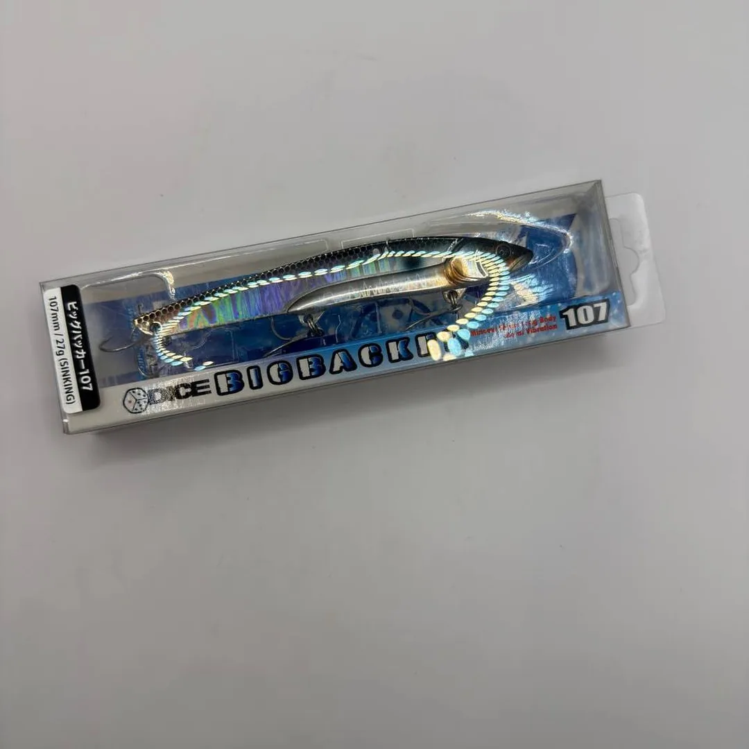 Jackall Big Backer przynęta 107mm, srebrna — zdjęcie 1