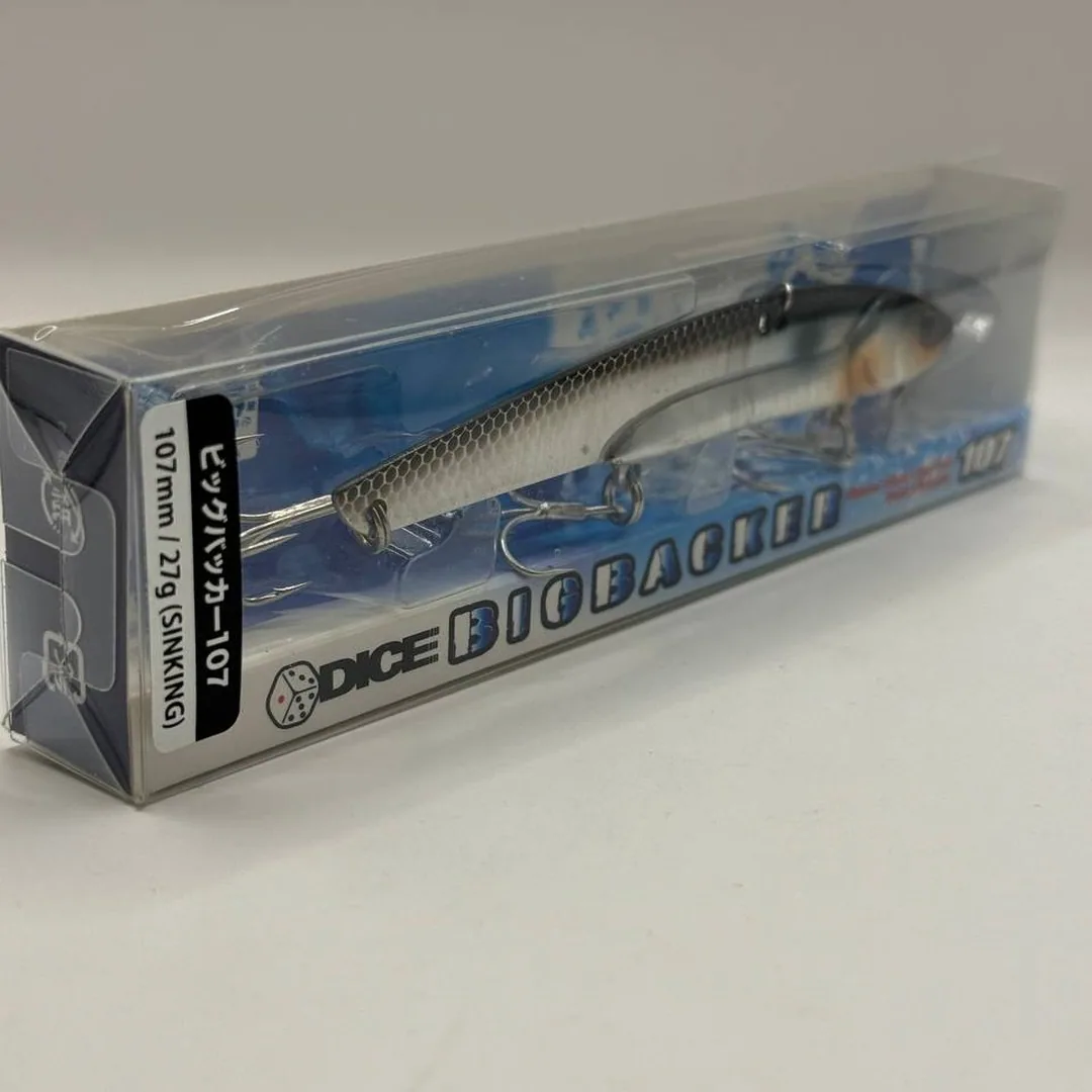 Jackall Big Backer przynęta 107mm, srebrna — zdjęcie 4