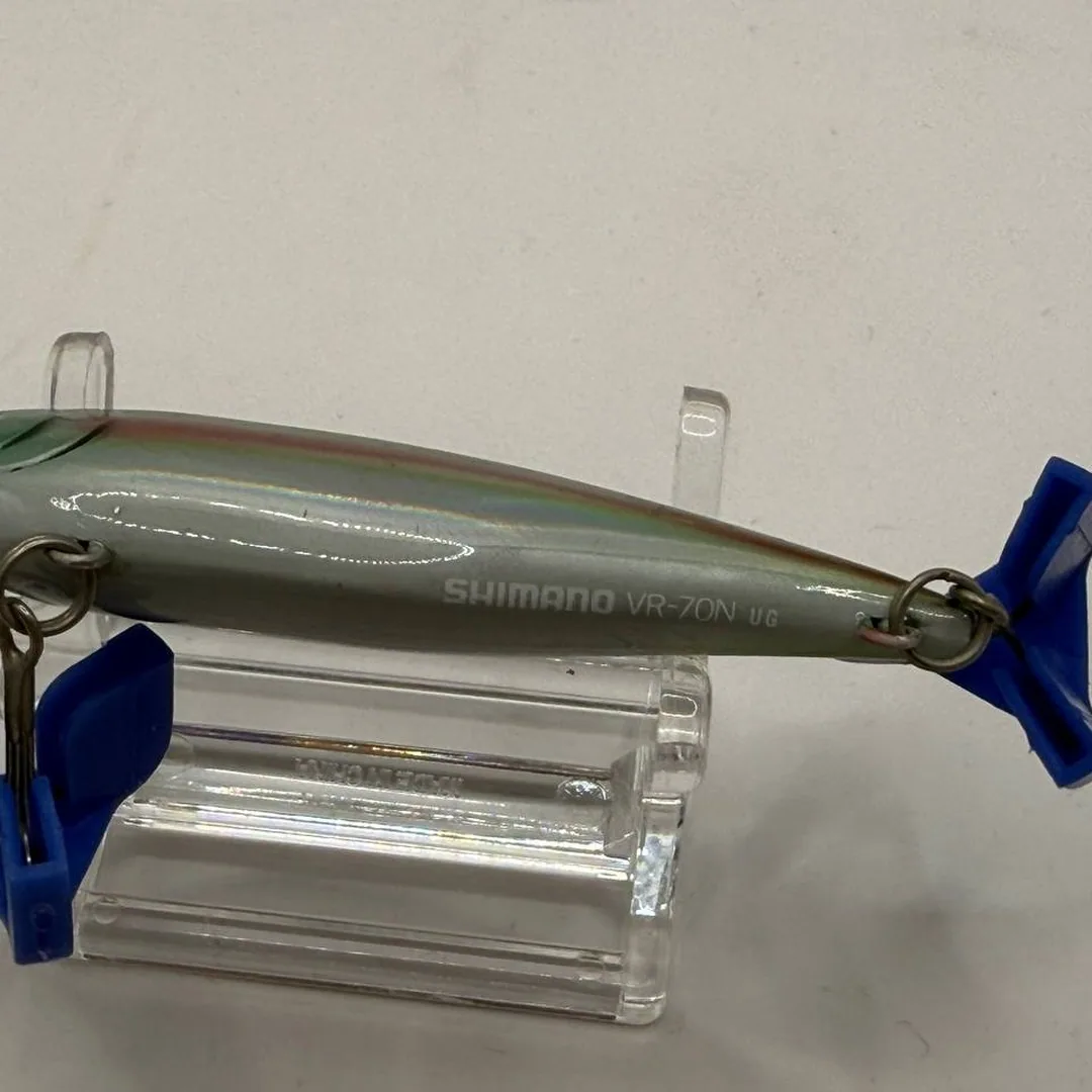Shimano VR-70N UG wobler, zielono-srebrny crankbait — zdjęcie 4