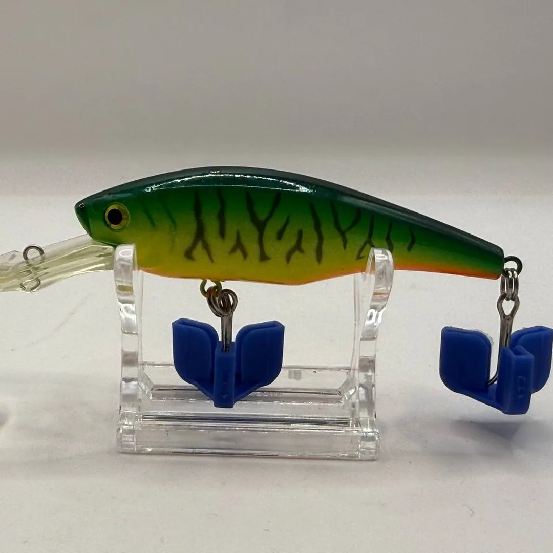 Wobler Shimano DS-75A, zielono-żółty crankbait — zdjęcie 1