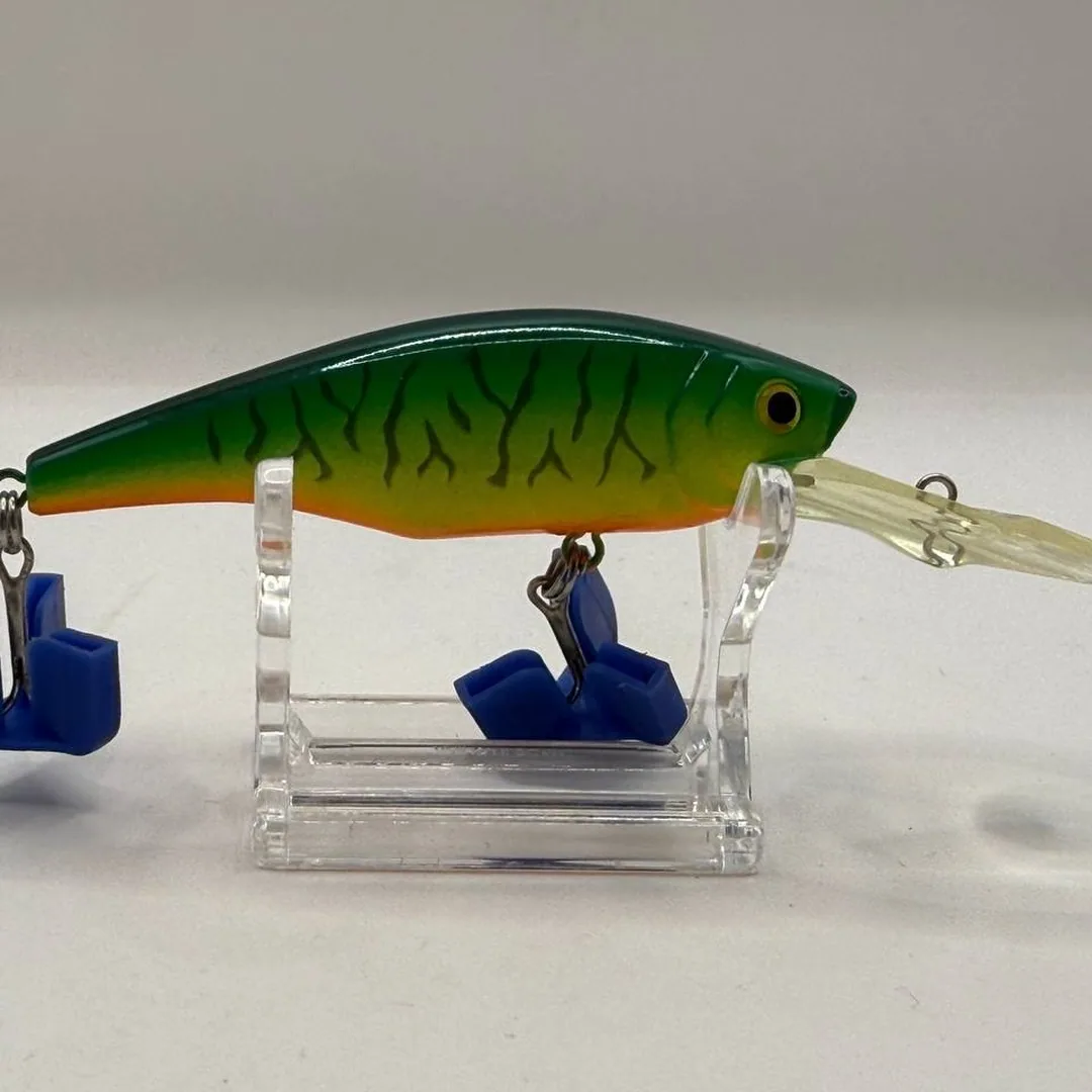 Wobler Shimano DS-75A, zielono-żółty crankbait — zdjęcie 2