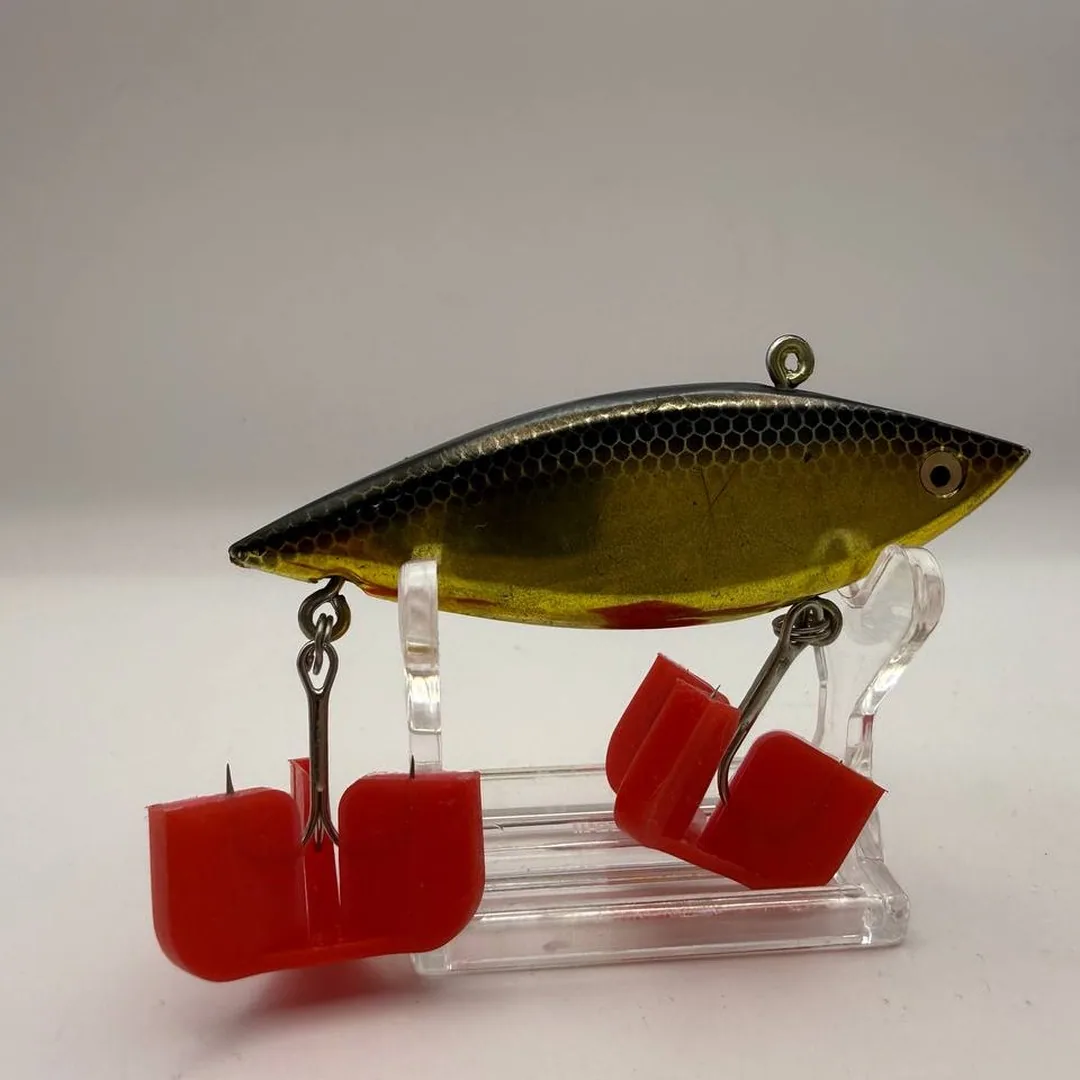 Wobler lipless czarny grzbiet, złote boki — zdjęcie 2