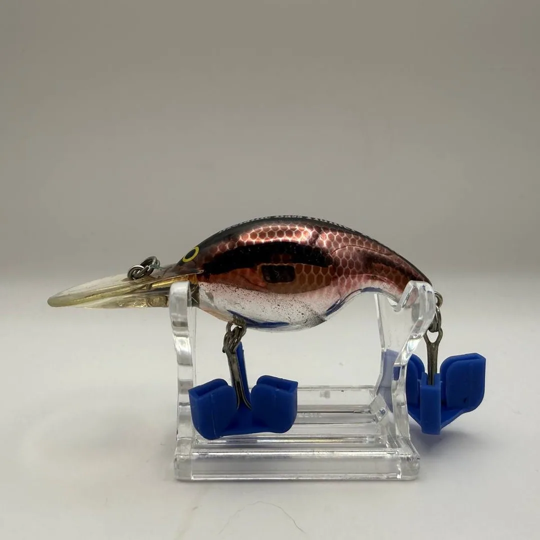 Wobler Metallic Bass Hunter II DR, brązowy grzbiet, srebrne boki — zdjęcie 2