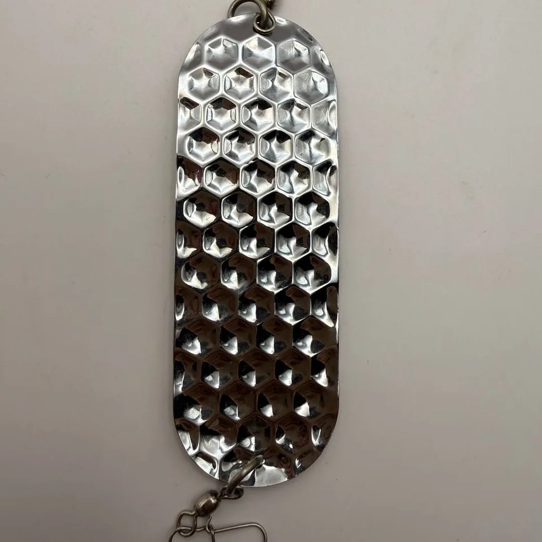 Srebrna błystka Jensen, długość 100 mm — zdjęcie 2