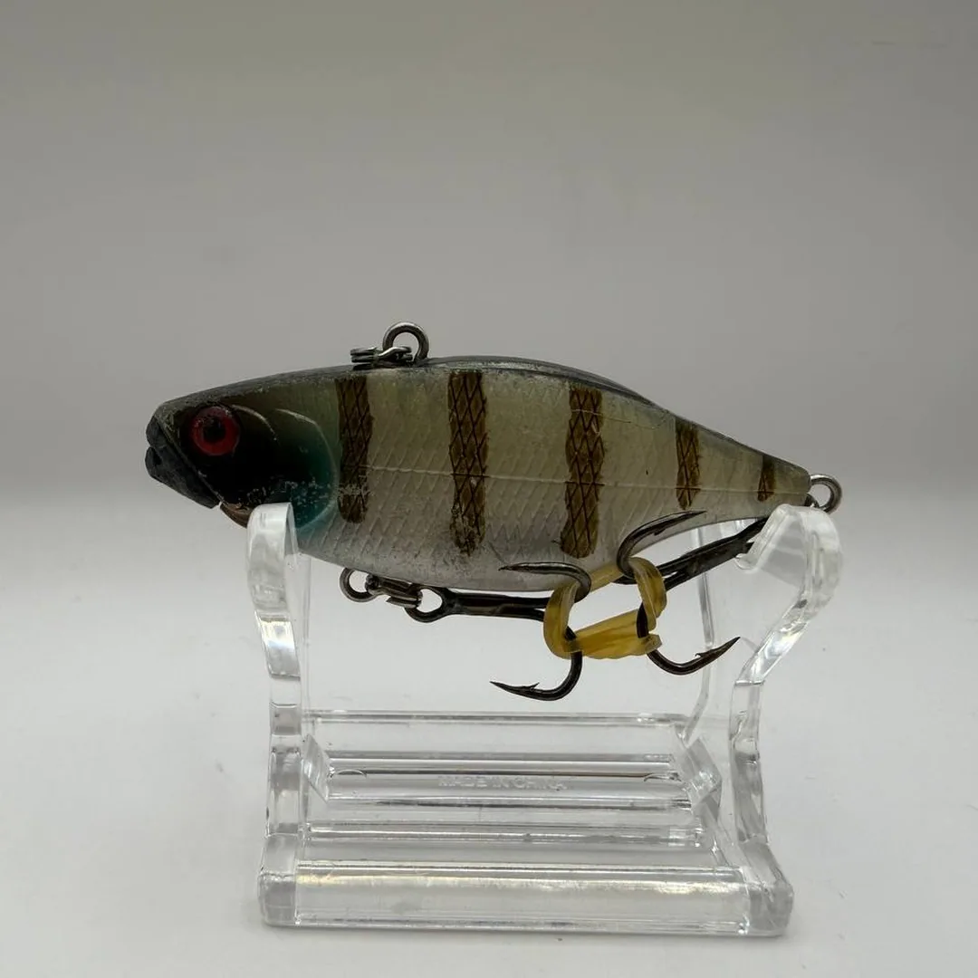 Wobler typu minnow szary z czarnymi paskami — zdjęcie 1