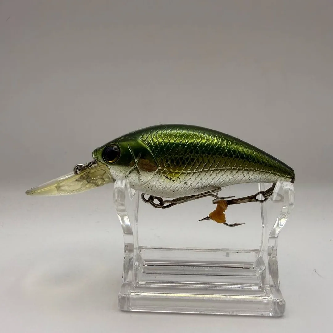 Wobler crankbait Evergreen, zielony i srebrny — zdjęcie 1