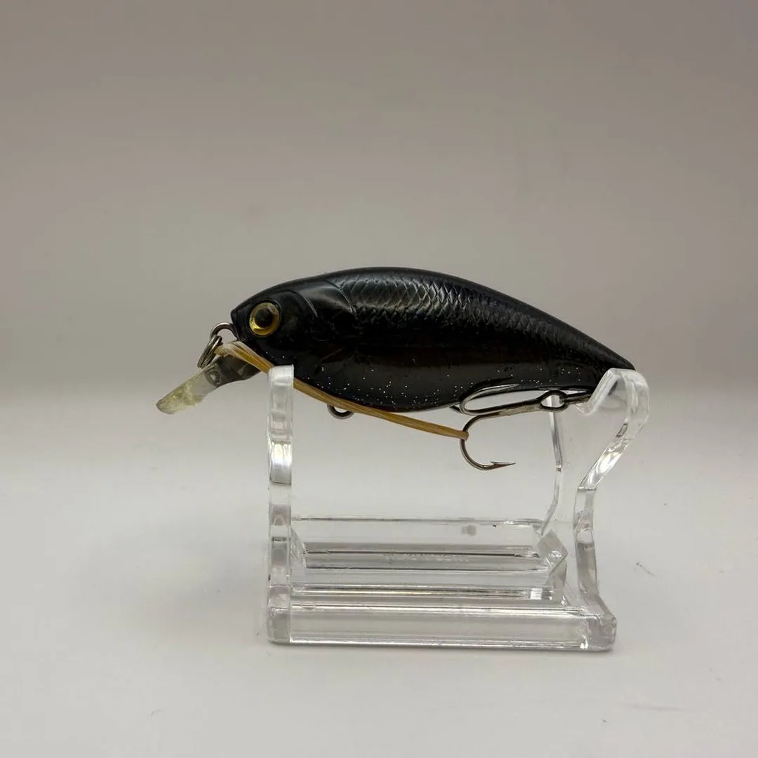 Wobler minnow czarny z białymi kropkami — zdjęcie 1