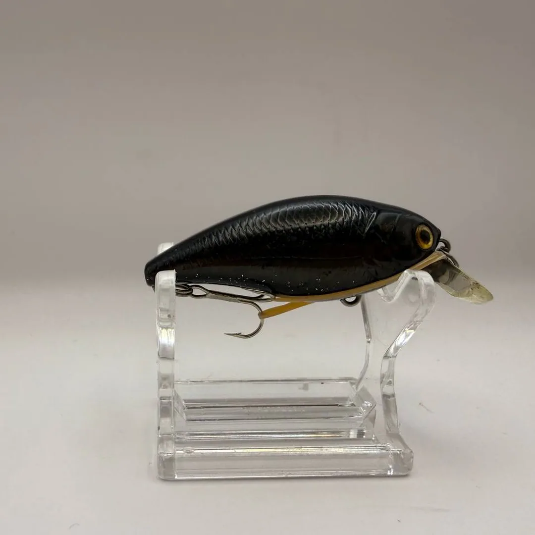 Wobler minnow czarny z białymi kropkami — zdjęcie 2