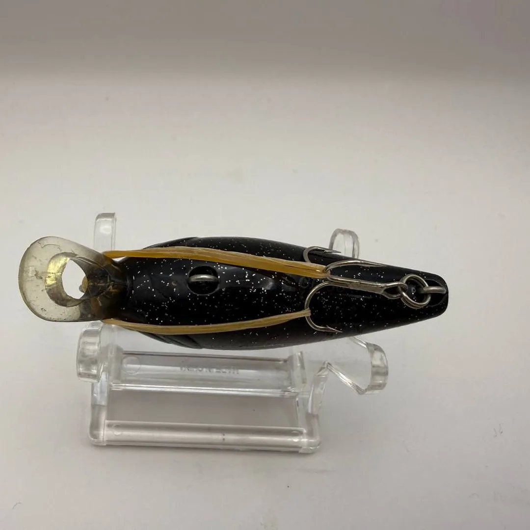 Wobler minnow czarny z białymi kropkami — zdjęcie 3
