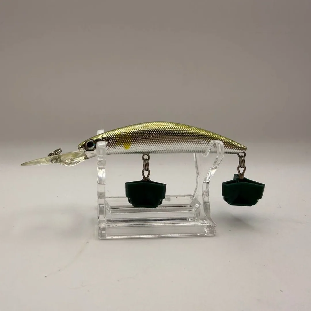 Wobler minnow, zielony grzbiet, srebrne boki, 70mm — zdjęcie 1