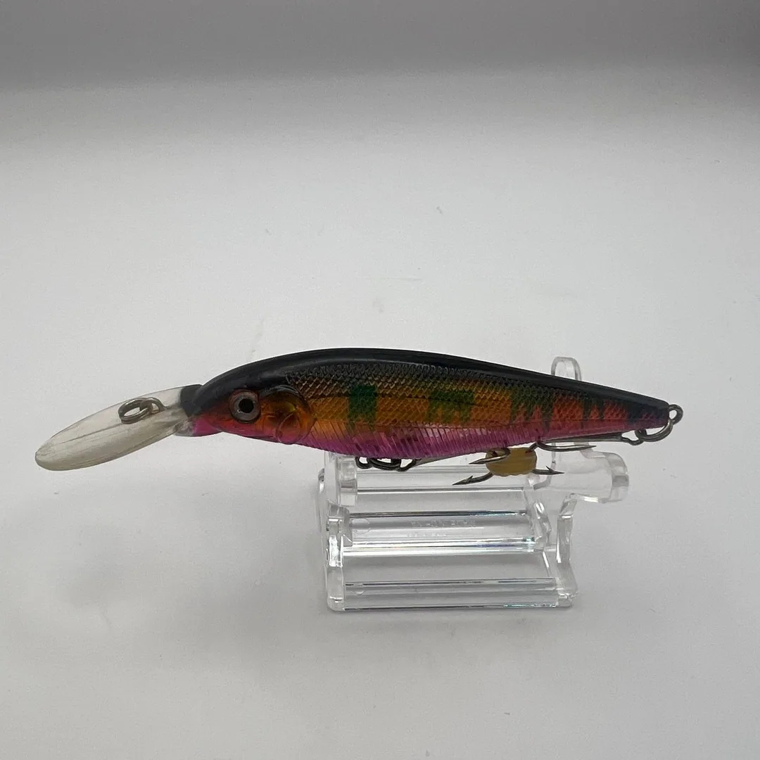 Wobler minnow czarny grzbiet, pomarańczowe boki, 80mm — zdjęcie 1