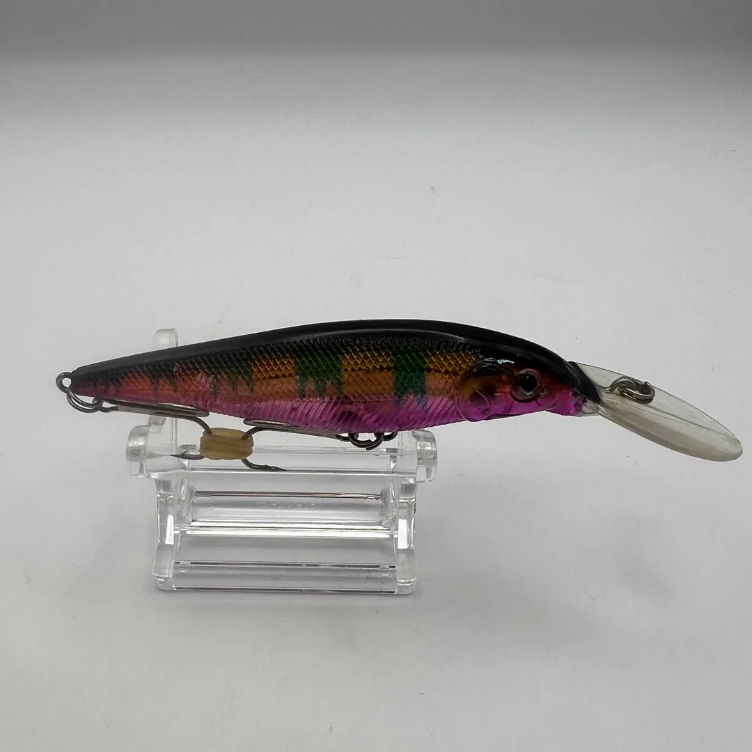 Wobler minnow czarny grzbiet, pomarańczowe boki, 80mm — zdjęcie 2