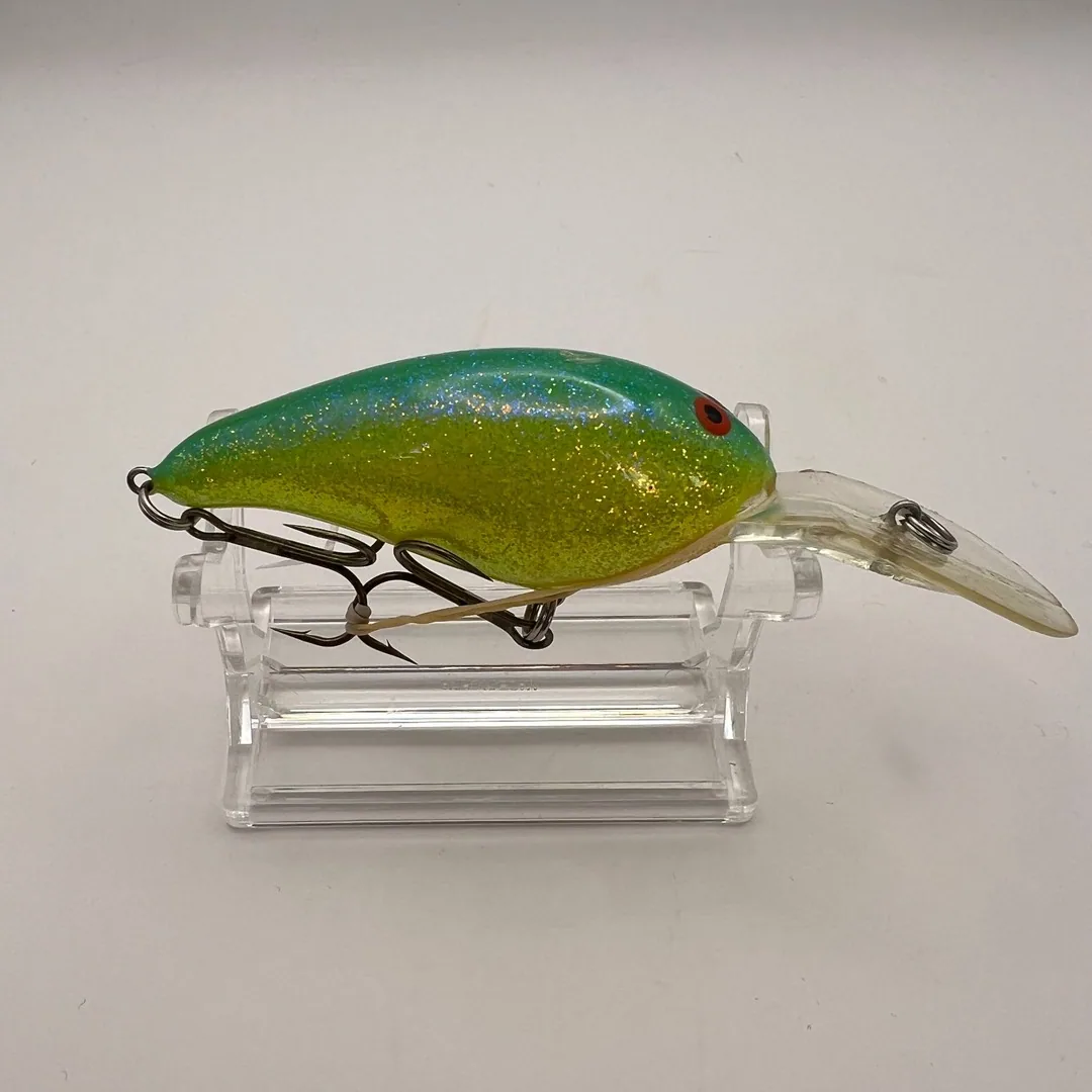 Wobler crankbait zielony grzbiet, złote boki — zdjęcie 2