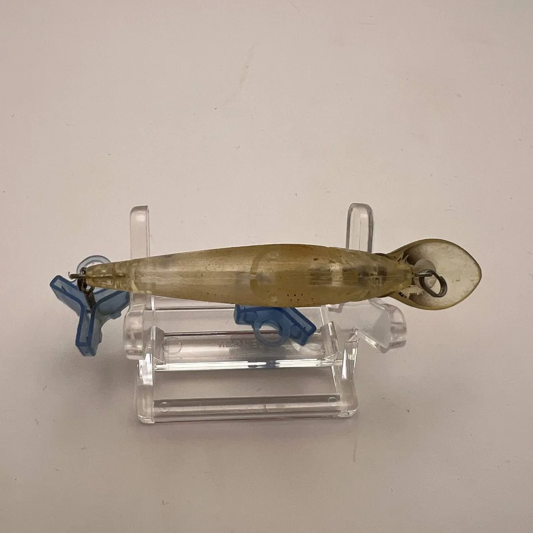 Wobler minnow przezroczysty z brązowym grzbietem — zdjęcie 3