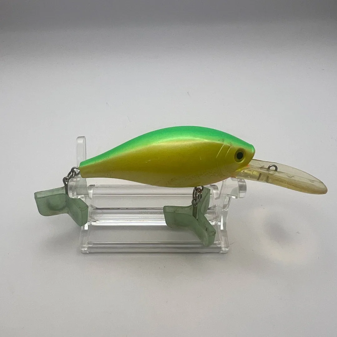 Wobler Shimano DC-65A UB, zielono-żółty — zdjęcie 2