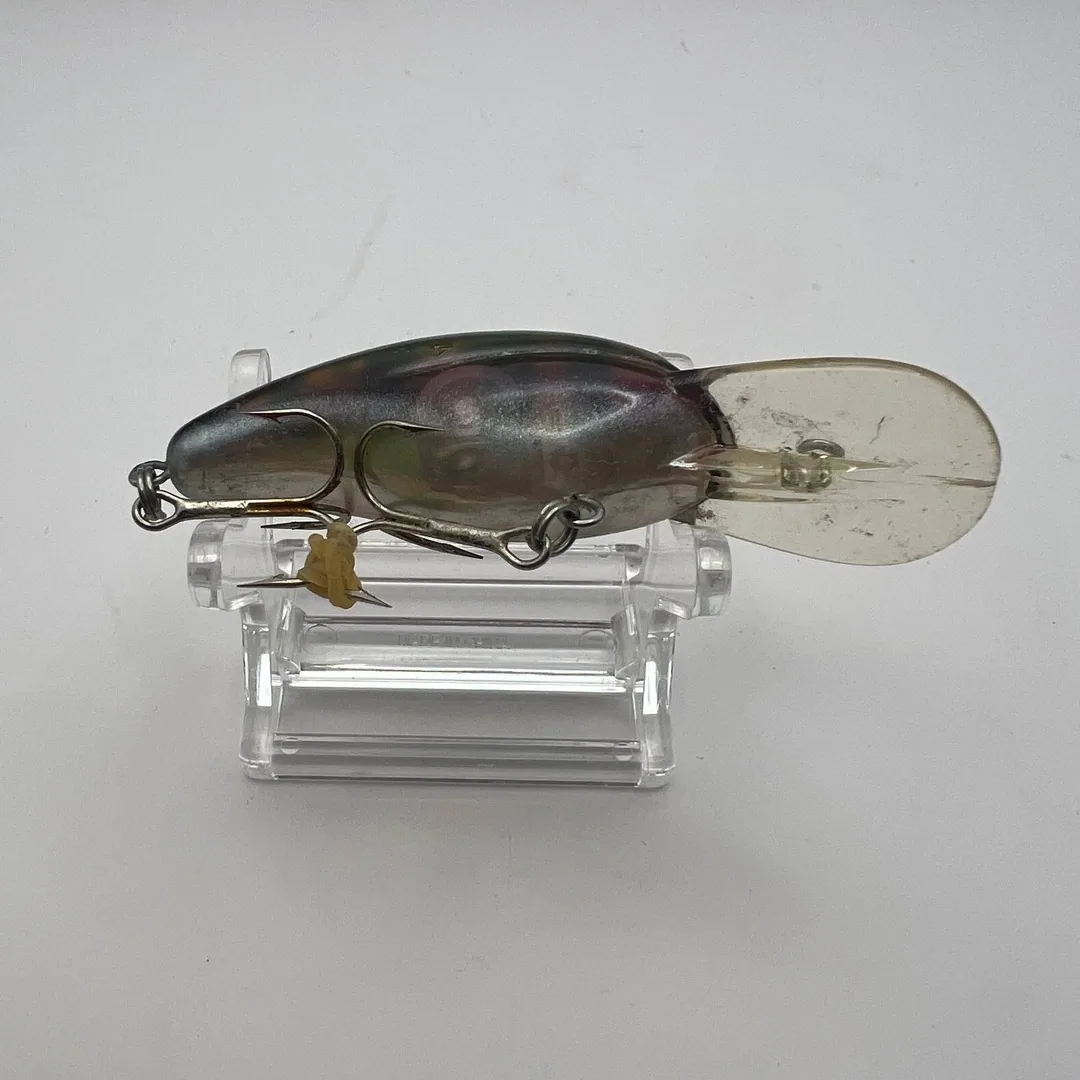 Wobler crankbait czarny grzbiet zielono-żółty — zdjęcie 3