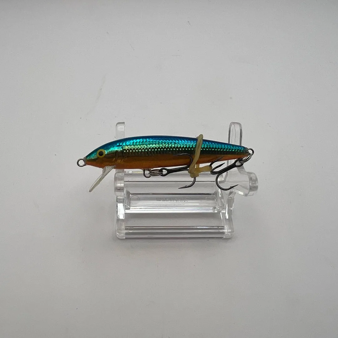 Wobler minnow, niebieski grzbiet, złote boki — zdjęcie 1