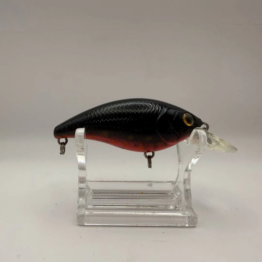 Wobler typu crankbait, czarno-czerwony, Evergreen — zdjęcie 2