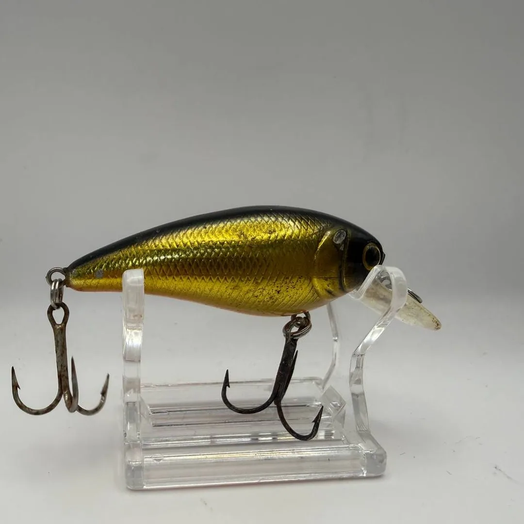 Crankbait czarny grzbiet, złote boki, pomarańczowy brzuch — zdjęcie 2