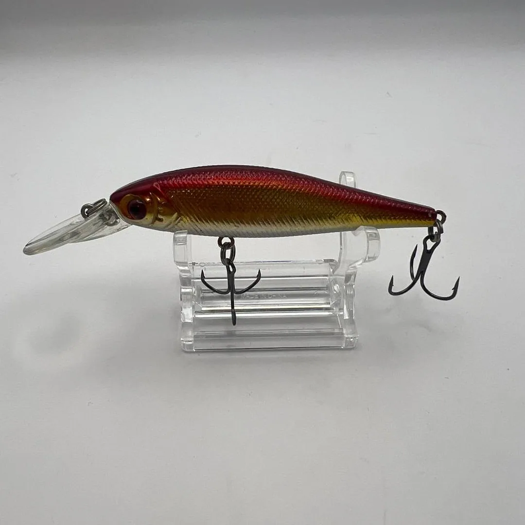 Wobler minnow czerwony grzbiet, złote boki — zdjęcie 1