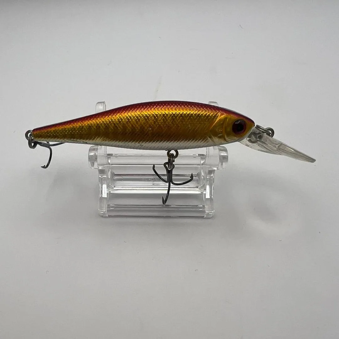 Wobler minnow czerwony grzbiet, złote boki — zdjęcie 2