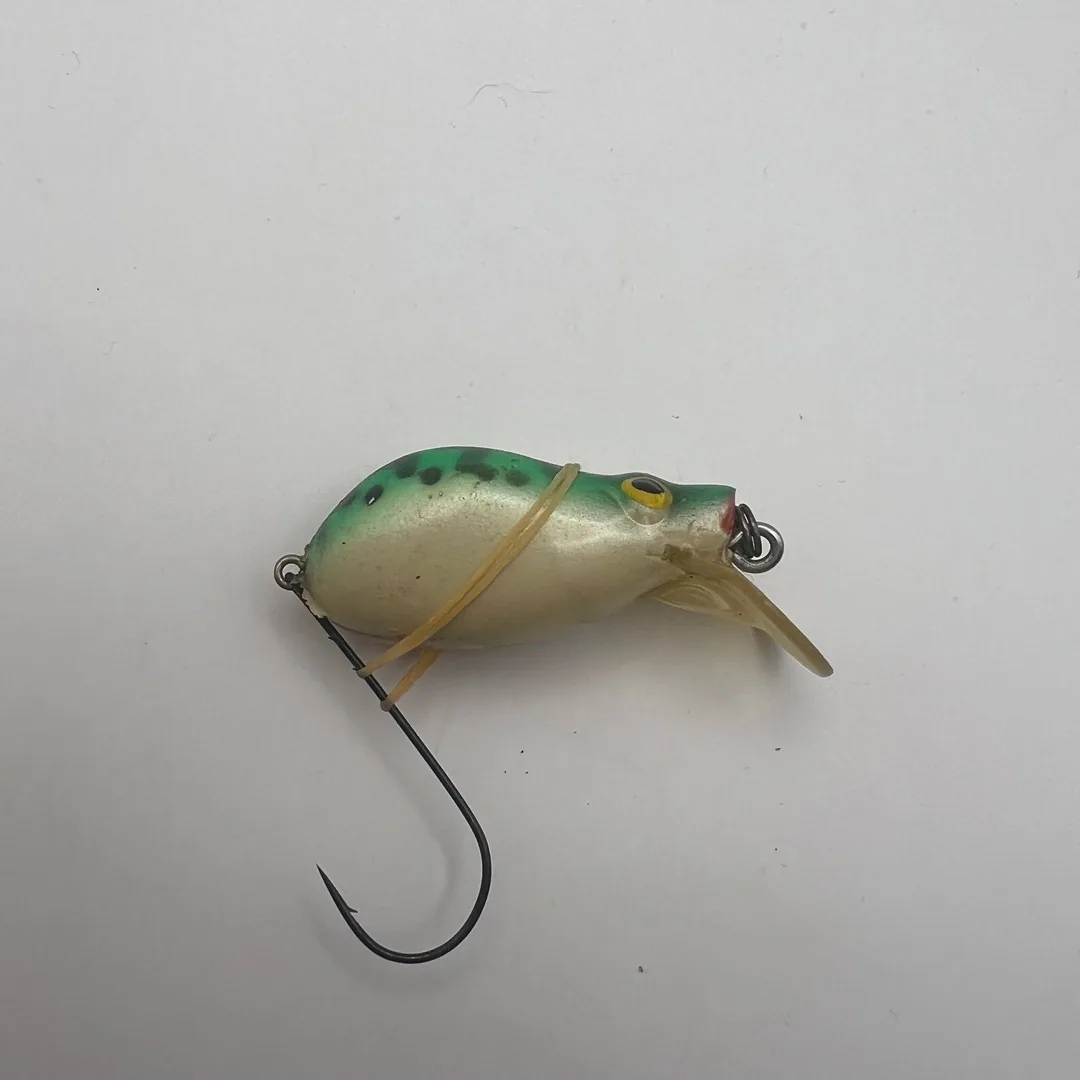 Wobler crank, zielony grzbiet, perłowe boki, 50mm, 7g — zdjęcie 2