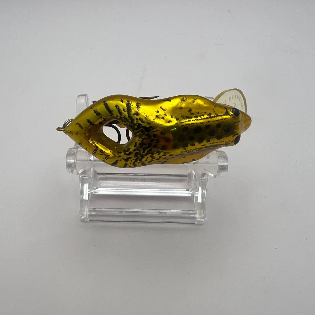 Wobler crank pływający, złoty z czarnymi plamkami, 55mm, 8g — zdjęcie 3