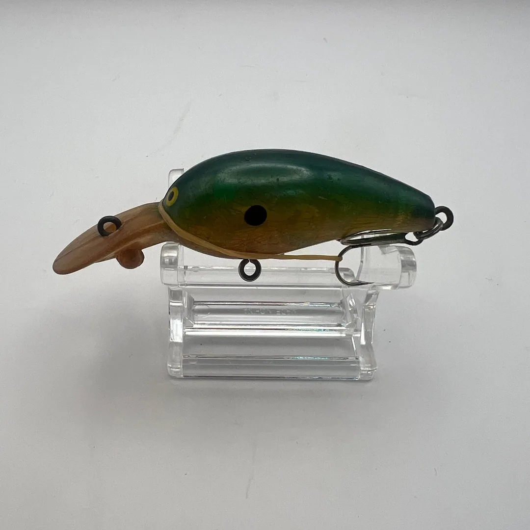 Wobler crank, zielony grzbiet, złote boki, 50mm, 9g — zdjęcie 1