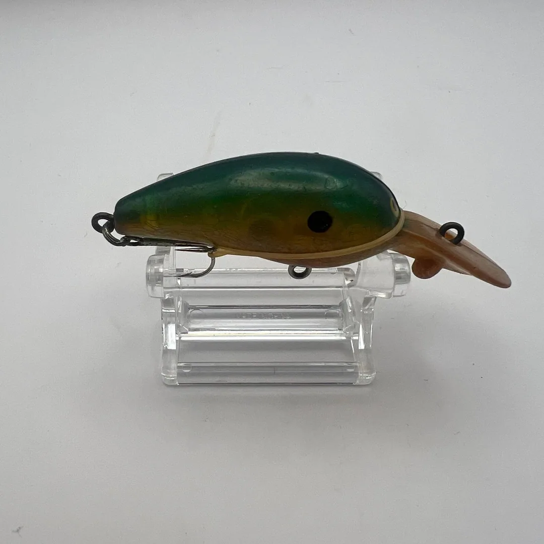 Wobler crank, zielony grzbiet, złote boki, 50mm, 9g — zdjęcie 2