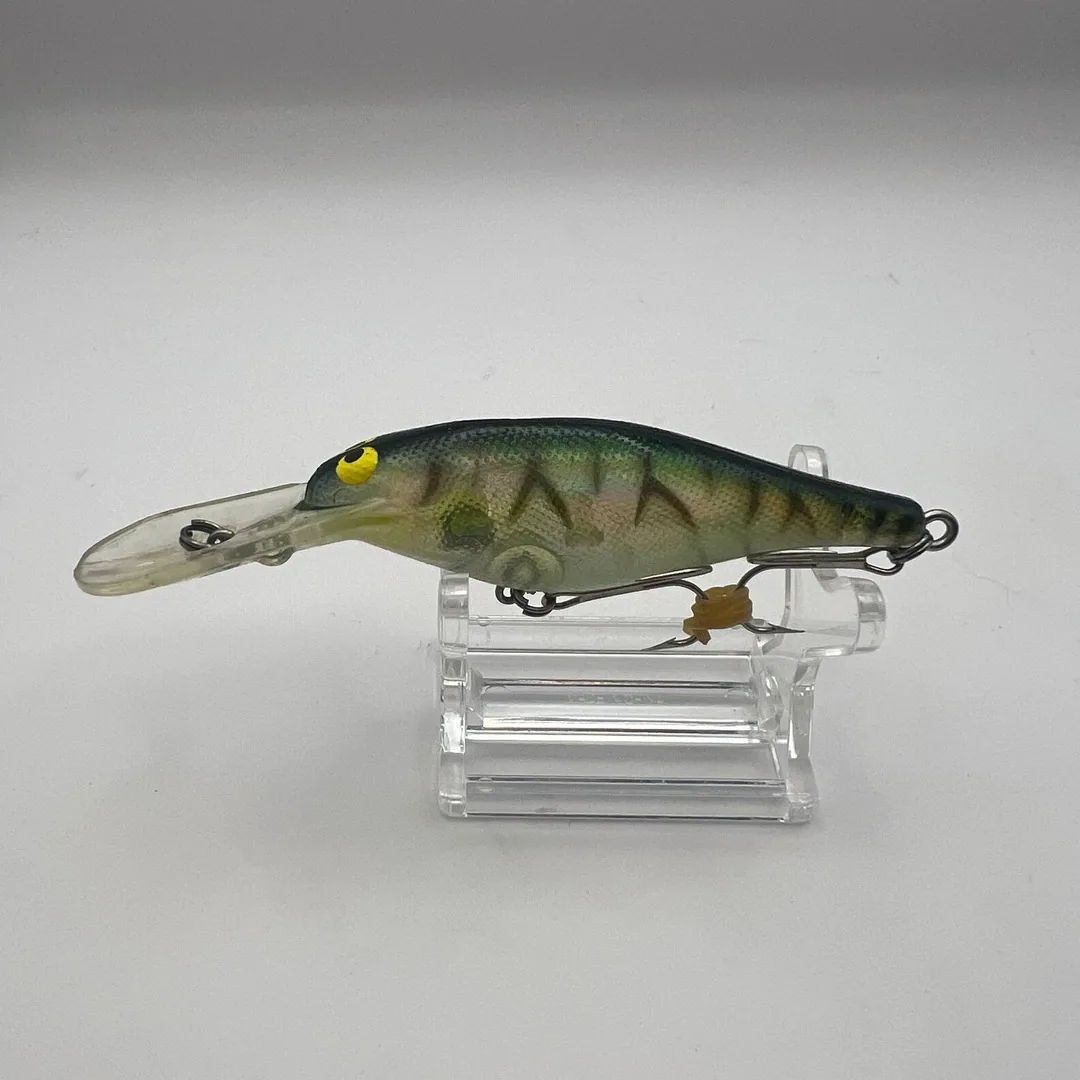 Wobler typu minnow, zielony grzbiet, złote boki — zdjęcie 1