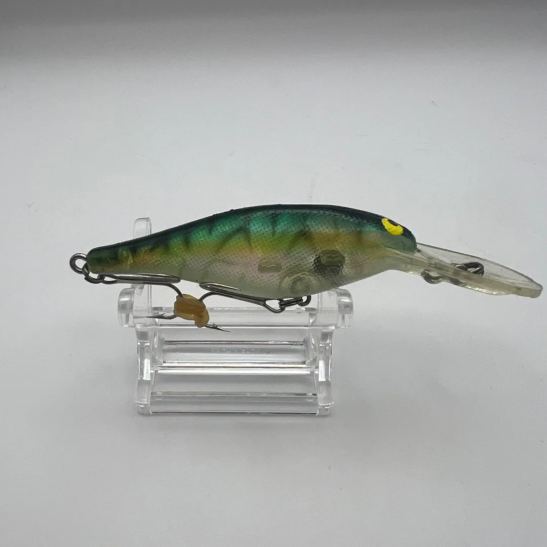 Wobler typu minnow, zielony grzbiet, złote boki — zdjęcie 2