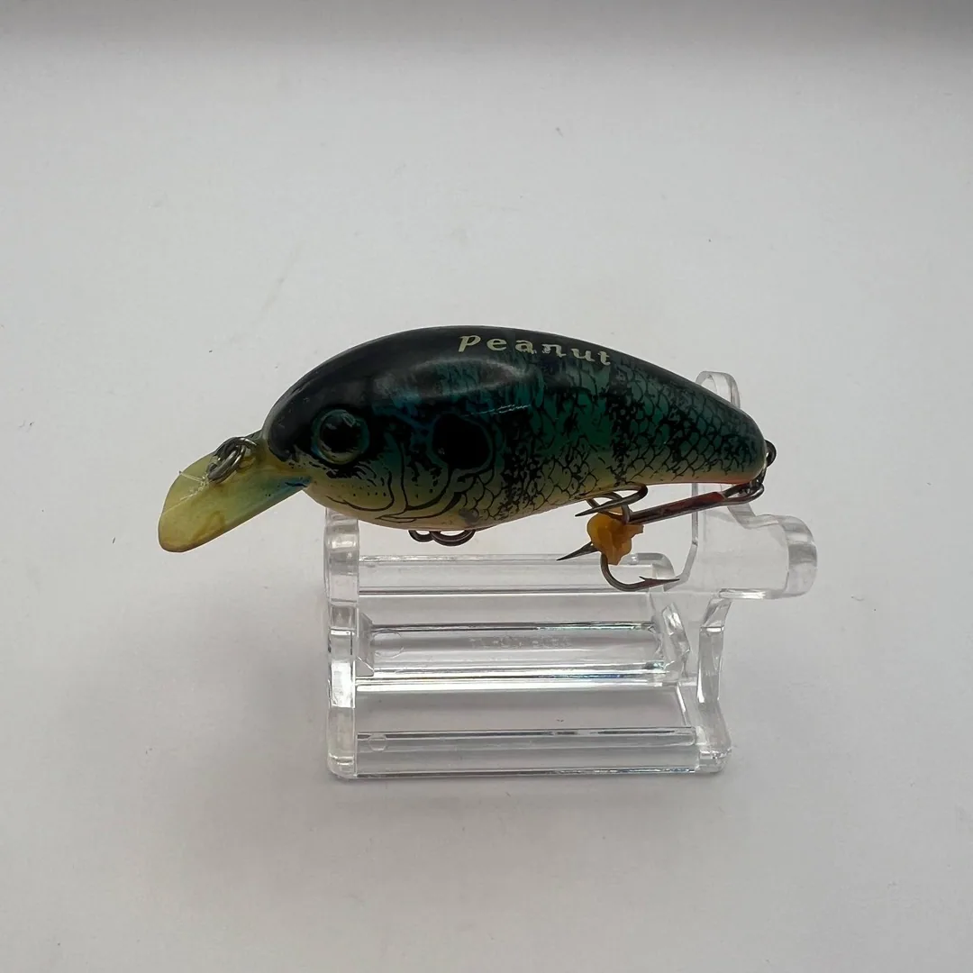 Wobler Daiwa Peanut 50mm, zielono-czarny crankbait — zdjęcie 1