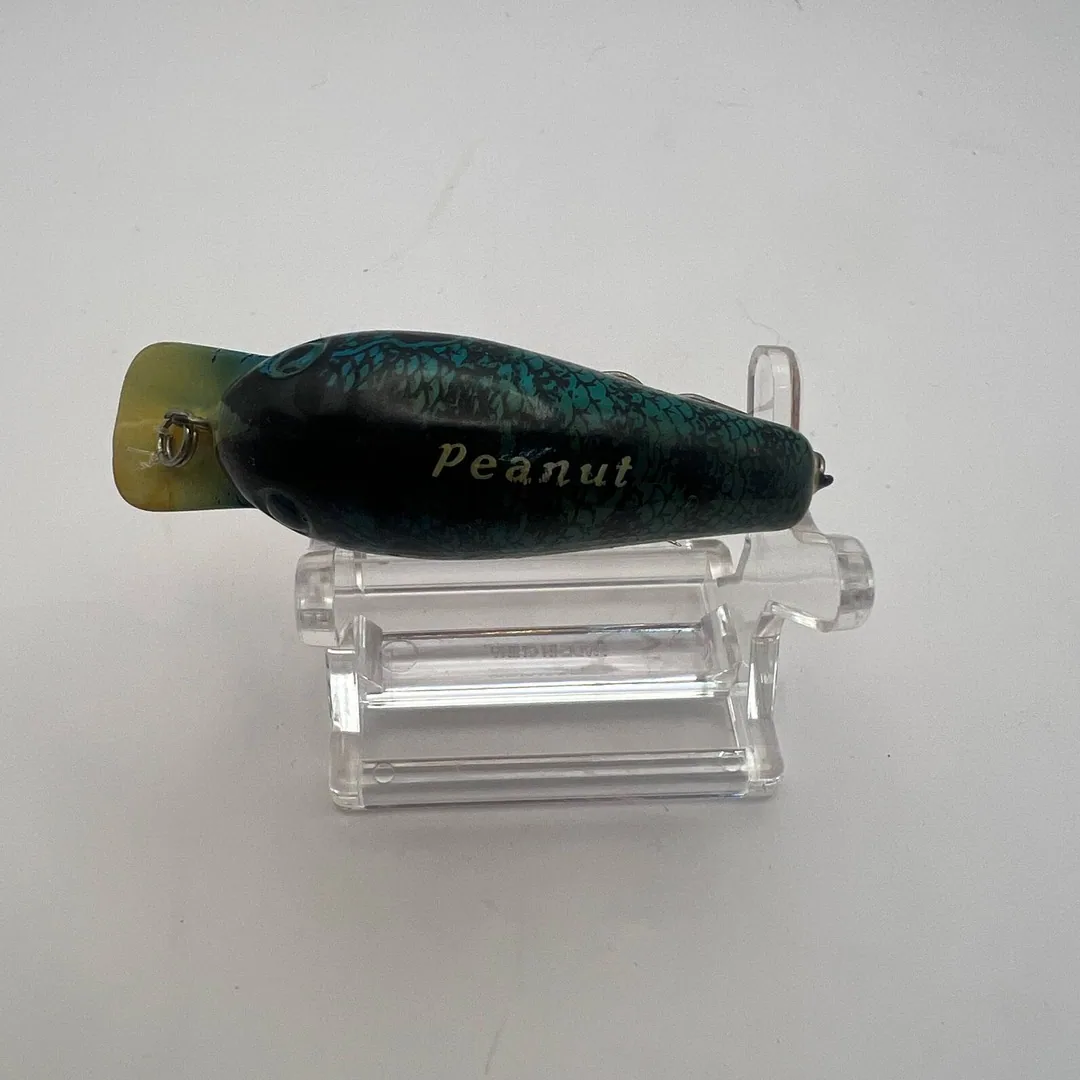 Wobler Daiwa Peanut 50mm, zielono-czarny crankbait — zdjęcie 3