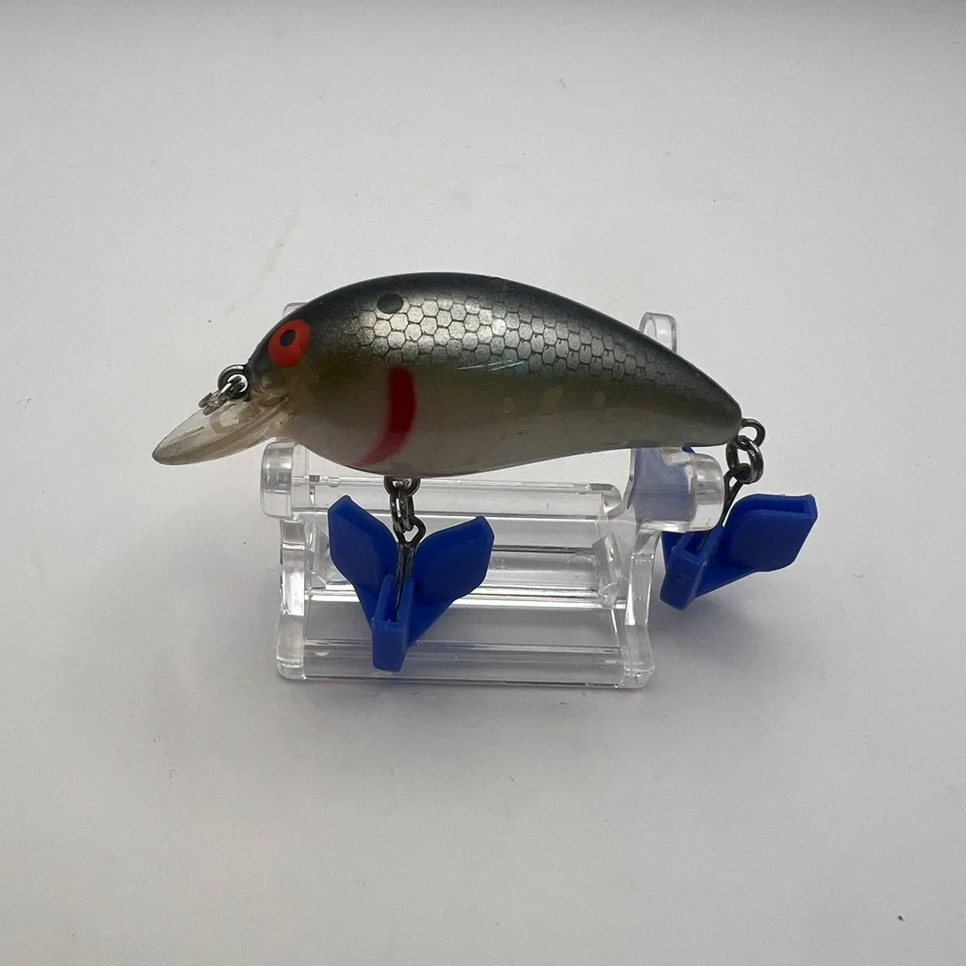 Wobler crankbait srebrny z czerwonym akcentem — zdjęcie 1