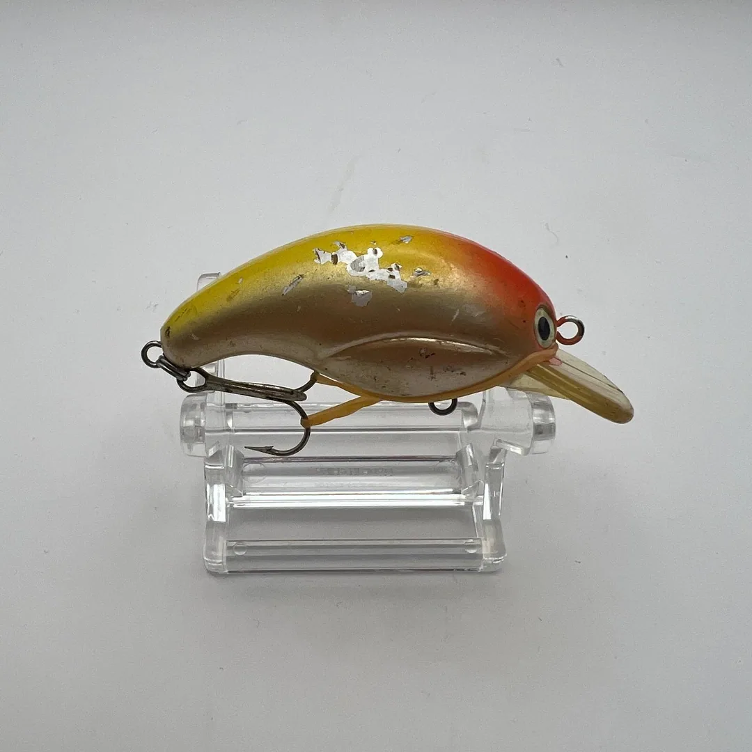 Wobler crankbait, czerwony grzbiet, złote boki — zdjęcie 2