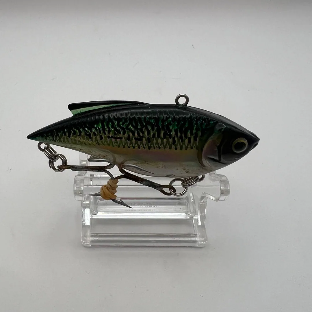 Wobler typu sinking pencil, zielony grzbiet, srebrne boki — zdjęcie 2