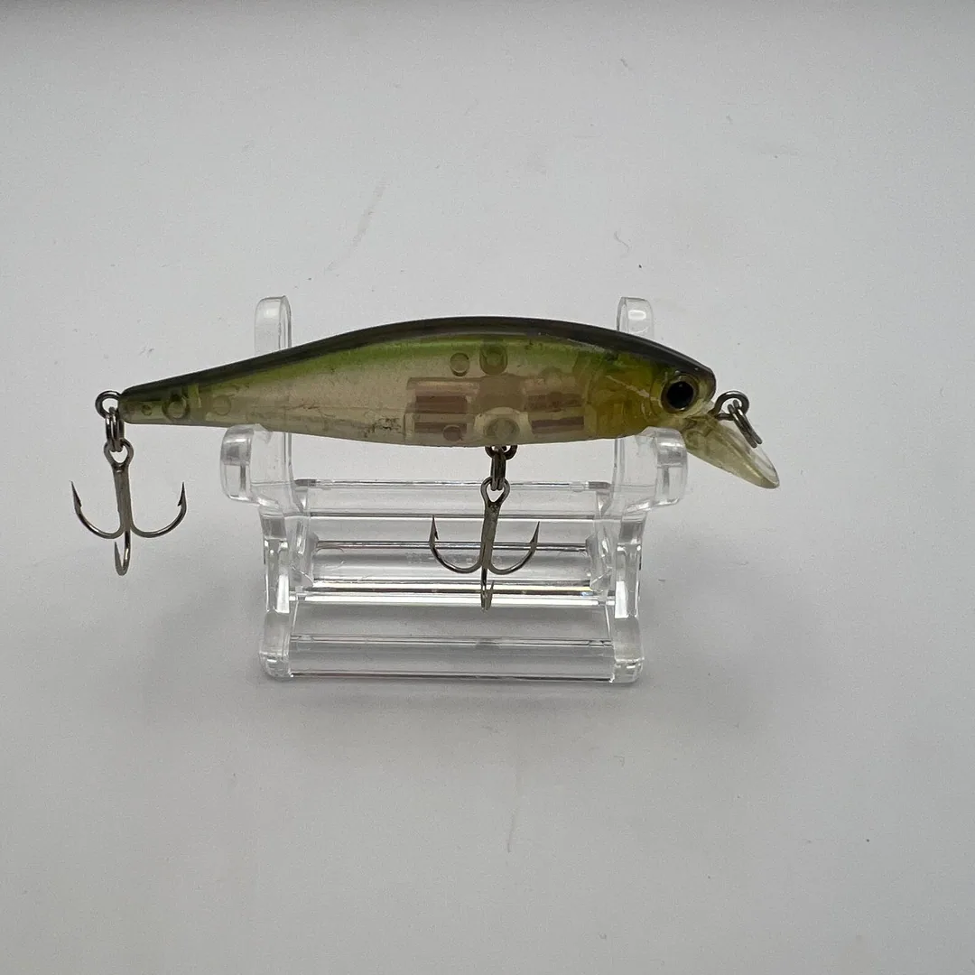 Wobler minnow B'FREEZE SP zielony grzbiet, przezroczyste boki — zdjęcie 2