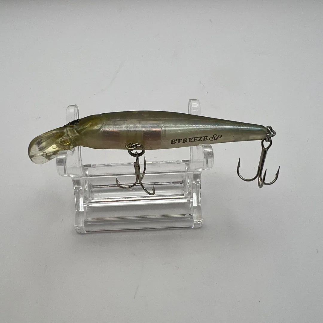 Wobler minnow B'FREEZE SP zielony grzbiet, przezroczyste boki — zdjęcie 3