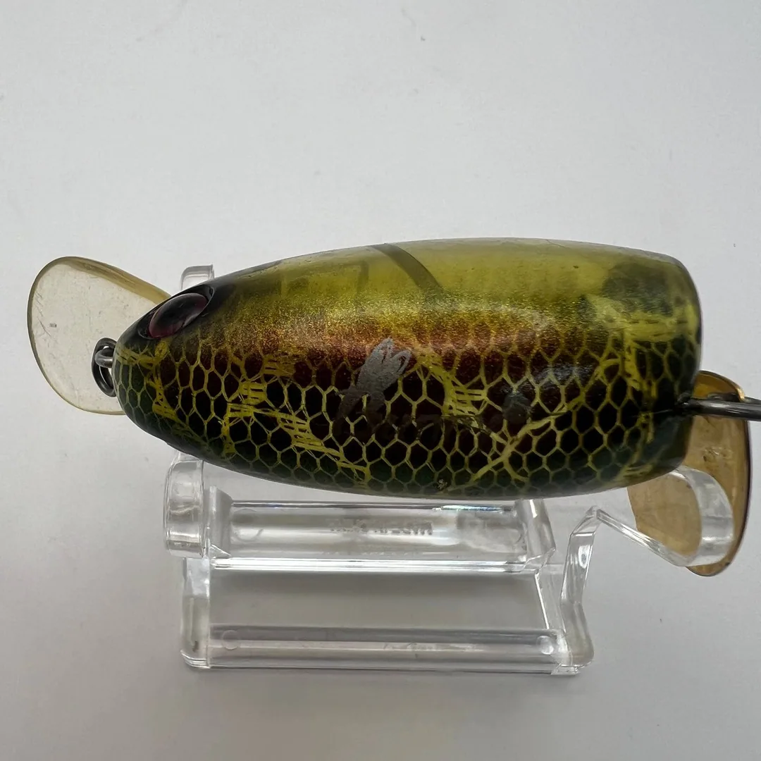 Wobler typu crankbait, kolor zielony i brązowy, Jackall — zdjęcie 3