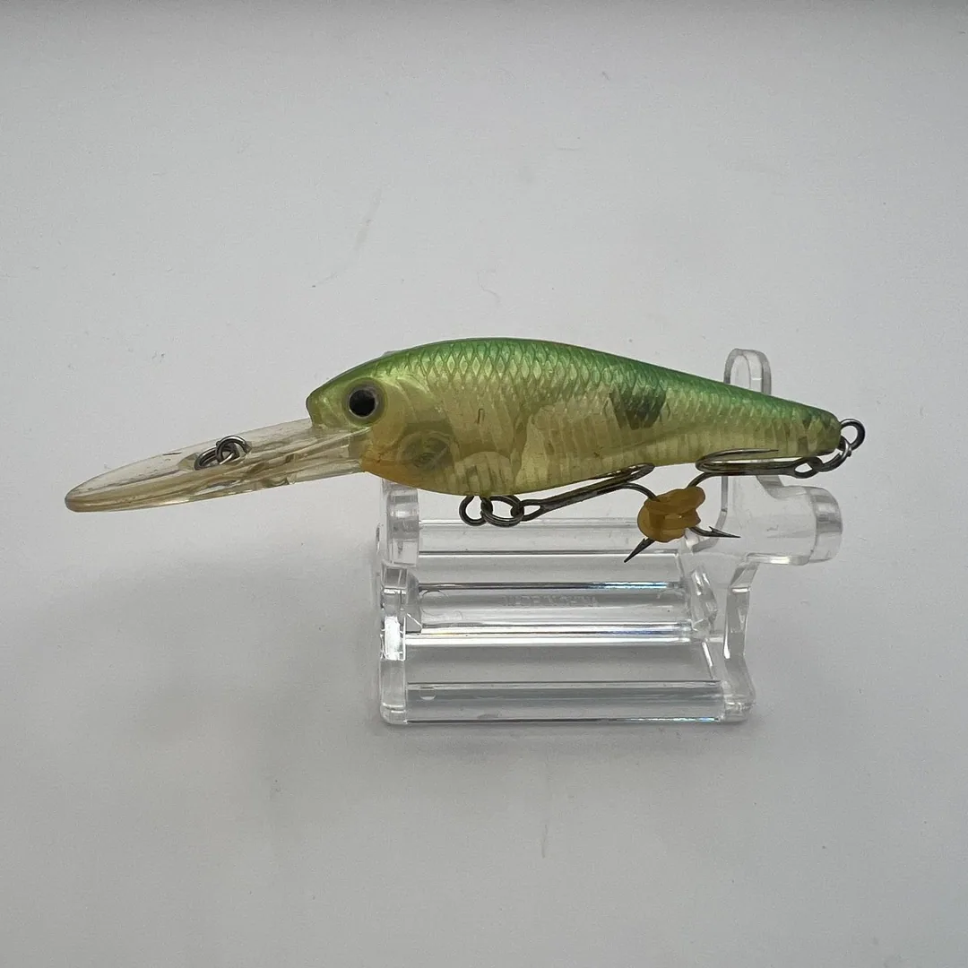 Wobler minnow, zielony grzbiet, przezroczyste boki — zdjęcie 1